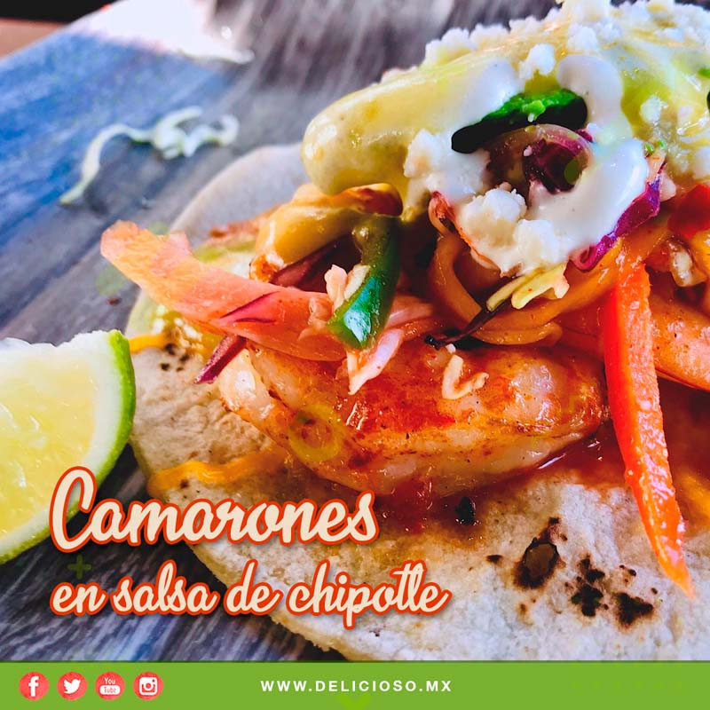 Cómo preparar Camarones en Salsa de Chipotle?. 