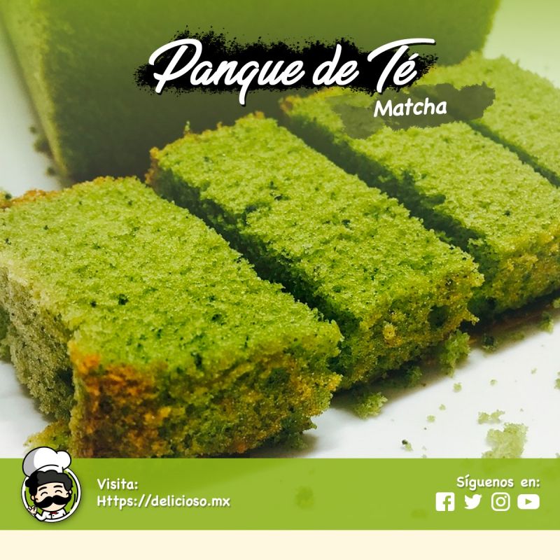 Cómo preparar Panqué de té matcha?. 