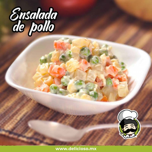 Ensalada de Pollo con Verduras y Mayonesa (Sandwichón)