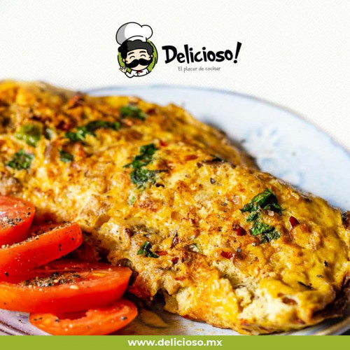 Omelette de Jamón y Queso Clásico (Desayuno Rápido)