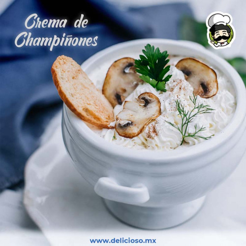 Crema de Champiñones Casera (Sin Lata)