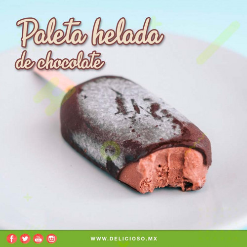 Paletas Heladas de Chocolate Cremosas (Tipo Magnum)