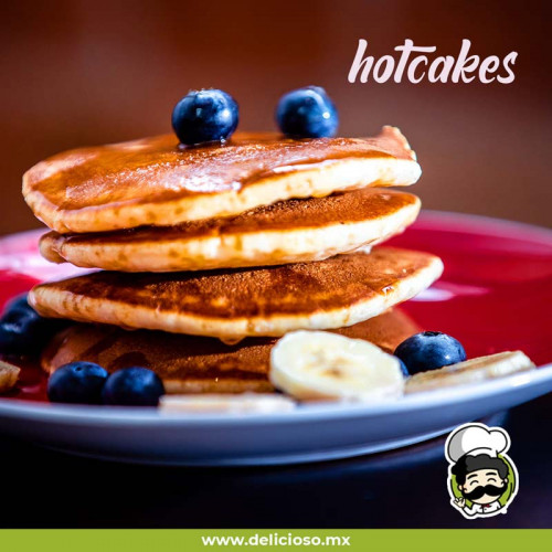 Hot Cakes de Avena y Plátano (Sin Harina / Fit)