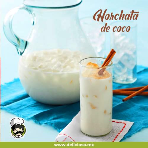 Agua de Horchata de Coco: Cremosa y Refrescante