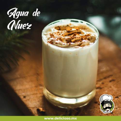 Agua de Nuez Cremosa (Estilo La Michoacana)
