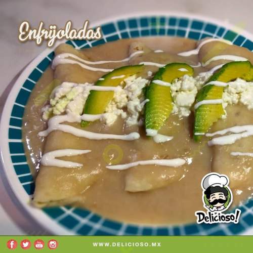 Enfrijoladas de Queso con Chorizo: Desayuno Mexicano