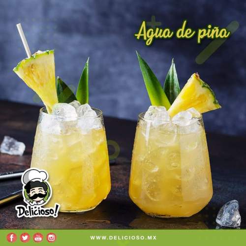 Agua Fresca de Piña Natural (Estilo La Michoacana)