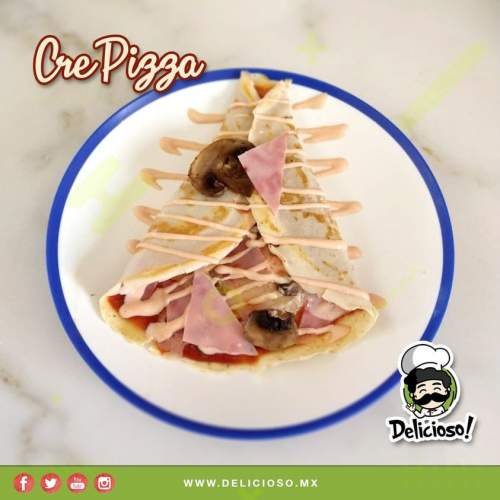 Crepizzas: Crepas con Sabor a Pizza (Cena Divertida)