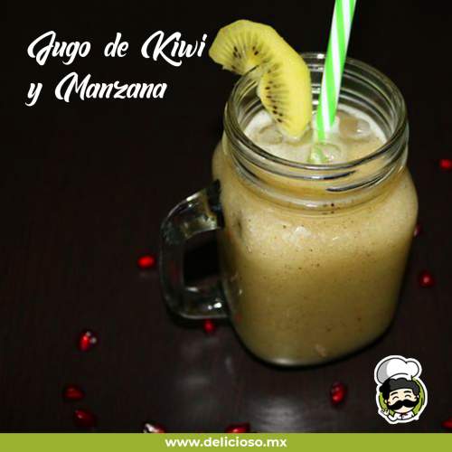 Jugo Verde de Kiwi y Manzana: Detox y Digestivo