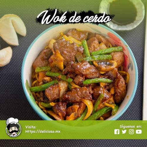Wok de Cerdo con Verduras Estilo Oriental