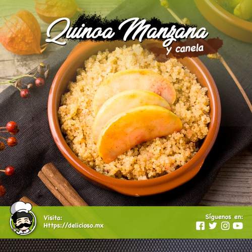 Quínoa manzana y canela