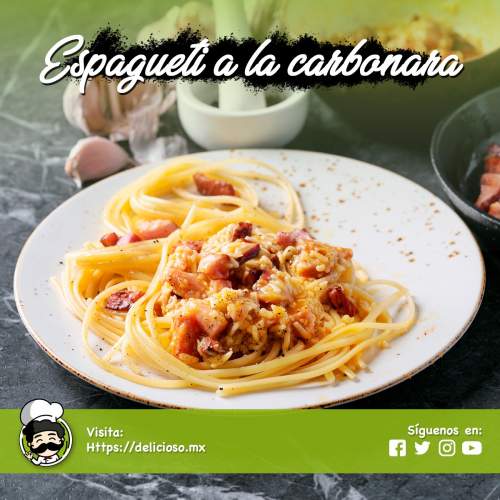 Espagueti a la Carbonara Auténtico (Sin Crema)