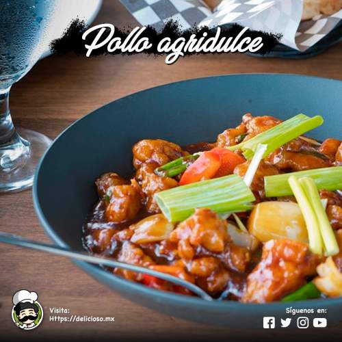Pollo agridulce