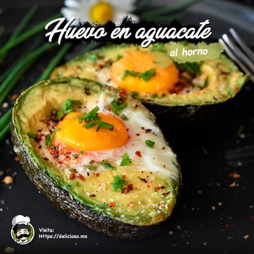 Huevo horneado en Aguacate: Desayuno Keto y Saludable